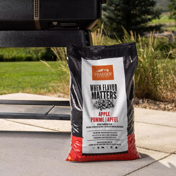 Traeger Hartholz Pellets FSC® Apple, Apfel, 9kg Beutel