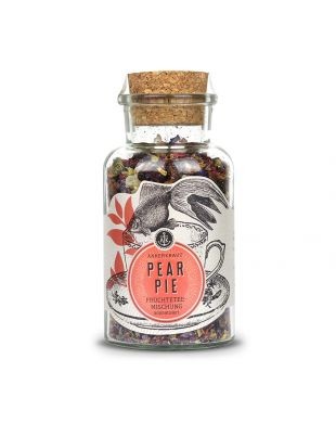 Ankerkraut Pear Pie Früchtetee-Mischung im Korkenglas, 150g