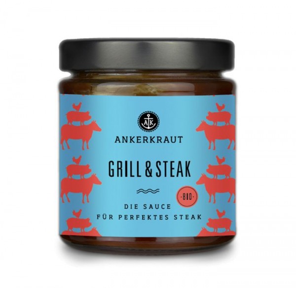 Ankerkraut Grill & Steak Sauce im Glas, 170ml