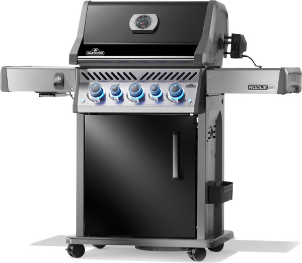 Rogue® PRO-S 425, mit Gussrosten, Schwarz inkl. Drehspieß,