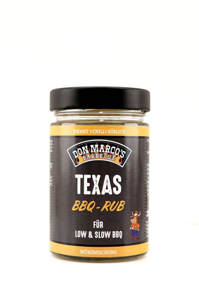 Don Marco´s Texas BBQ Rub, 220g im Glas